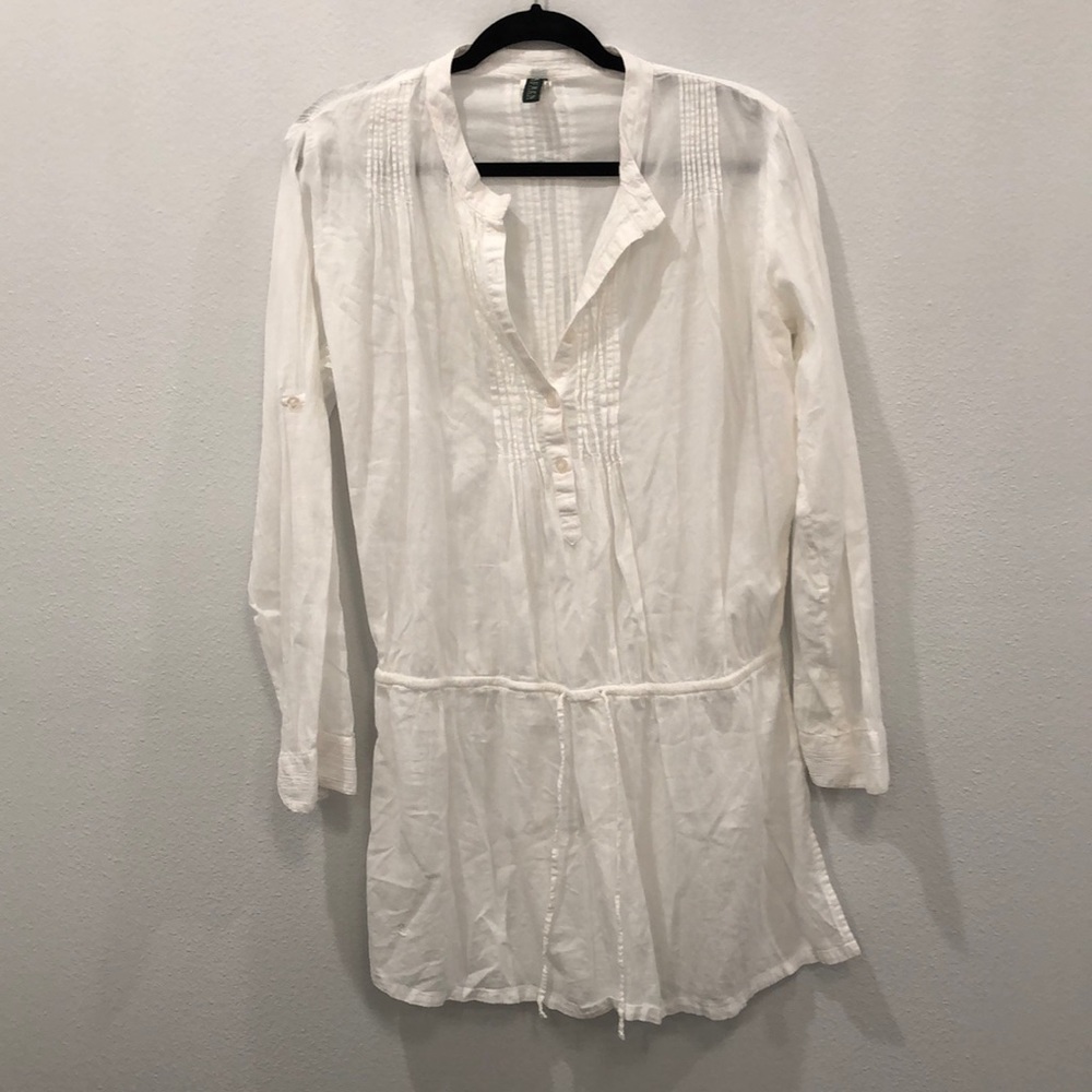 Lauren by Ralph Lauren white tunic